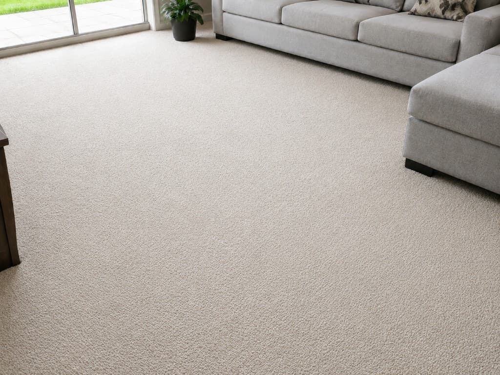 Carpet after professional cleaning